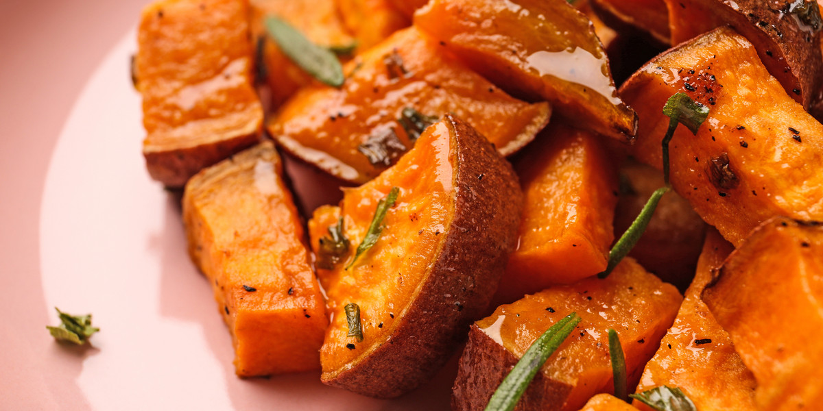 Cinnamon Roasted Sweet Potatoes